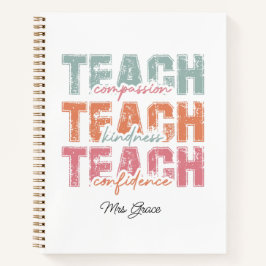 Lehre Barmherzigkeit, Personalisierte Lehrerin Notizblock