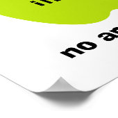 Lehre. Dafür gibt es keine App. Kostenvoranschlag  Poster (Ecke)