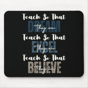 Lehre, damit sie den Monat der Schwarzen Geschicht Mousepad