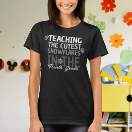 Lehre der Niedlichsten Schneeflocken Niedlicher Le T-Shirt