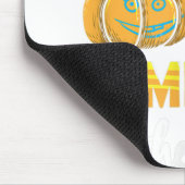 Lehre die Niedlichsten Kürbis in die Patchlehrerha Mousepad (Ecke)