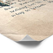 Lehre einen Begleiter zum Fischen Poster (Ecke)