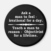 Lehre einen Mann.. Magneten. Magnet (Vorne)