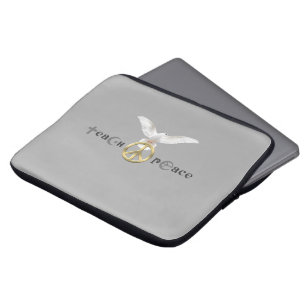 Lehre Frieden 13" Laptopschutzhülle