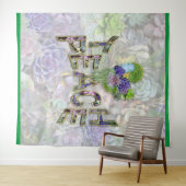 Lehre Frieden auf der ganzen Welt Wandteppich (Beispiel (Horizontal))