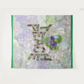 Lehre Frieden auf der ganzen Welt Wandteppich (Vorderseite (Horizontal))