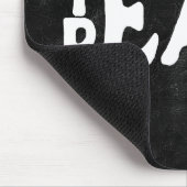 "Lehre Frieden" Text mit Erde Mousepad (Ecke)