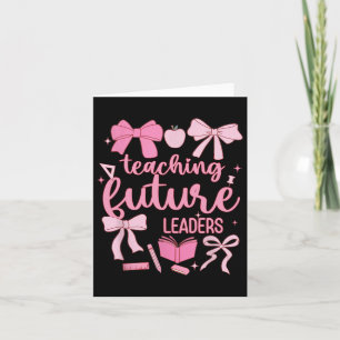 Lehre für zukünftige Führungskräfte Pink Coquette Karte