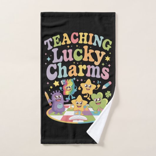 Lehre glückliche Charms Lehrer St Patricks Tag Handtuch (Handtuch)