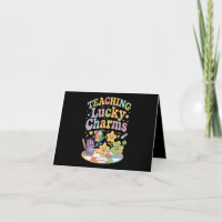 Lehre glückliche Charms Lehrer St Patricks Tag