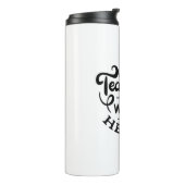 Lehre ist ein Werk des Herzens, das LehrerInnen sc Thermosbecher (Nach links gedreht)