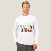 Lehre ist mein großartiger, farbenfroher Lehrer-Ap Tri-Blend Shirt (Vorderseite komplett)