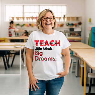 Lehre Jedes Kind Kann Strahlen Kleine Köpfe Große T-Shirt
