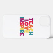 Lehre Liebe Inspirier! Case-Mate iPhone Hülle (Rückseite (Horizontal))