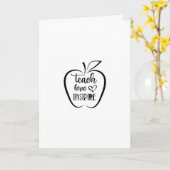 LEHRE/LIEBE/INSPIRIER **GEBURTSTAG DES LEHRER** KA KARTE (Gelbe Blume)