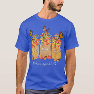 Lehre Liebe Inspirier Hauptreisefall Herbstbaum T-Shirt