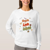 Lehre Liebe Inspiriere Lehrerangebot T-Shirt (Vorderseite)