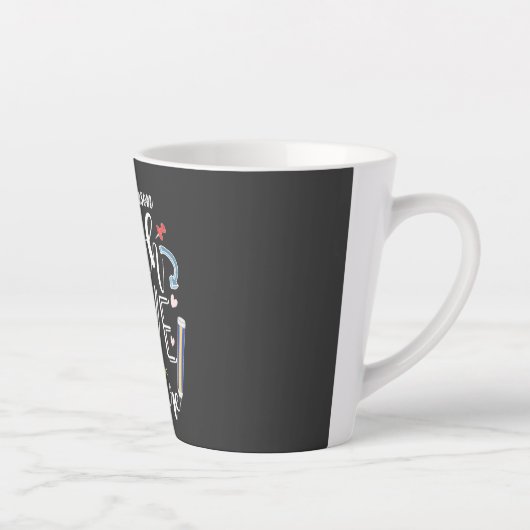 Lehre Liebe inspiriere Lieblingslehrer cool Milchtasse (Rechts)