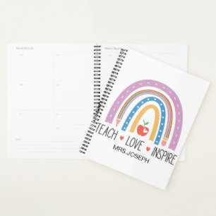 Lehre Liebe Inspirieren Lehrer Planer
