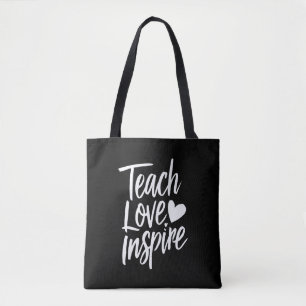 Lehre Liebe Inspirieren Lehrer-Tag-Geschenk Lehrer Tasche