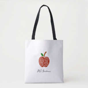 Lehre Liebe Inspirieren Tasche