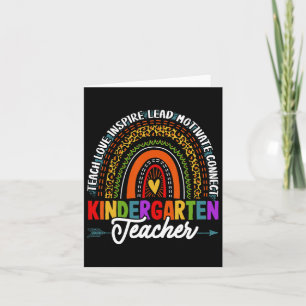 Lehre Liebe Inspirierte Kindergarten Lehrer Byck t Karte