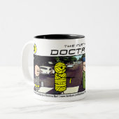 Lehre-Mann!! Abtei-Straßen-Tasse Zweifarbige Tasse (Vorderseite Links)