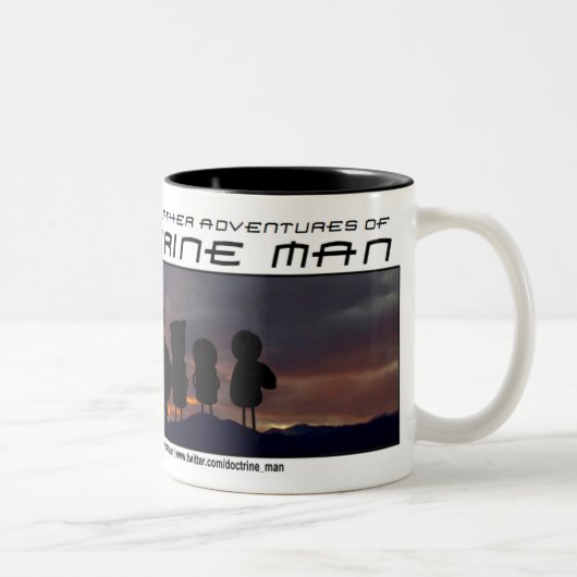 Lehre-Mann!! Band der Bruder-Tasse Zweifarbige Tasse (Rechts)