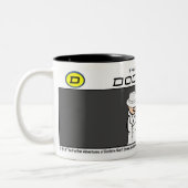 Lehre-Mann!! "Spione mögen uns" Kaffee-Tasse Zweifarbige Tasse (Links)