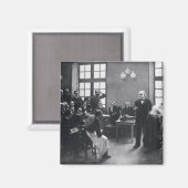 Lehre mit Doktor Charcot im Salpetriere Magnet (Vorderseite/Rückseite)