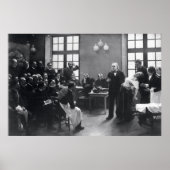 Lehre mit Doktor Charcot im Salpetriere Poster (Vorne)