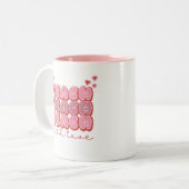 Lehre mit Liebe Zweifarbige Tasse (Vorderseite Links)