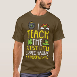 Lehre Niedlich Leprechaun Kindergarten St Patricks T-Shirt