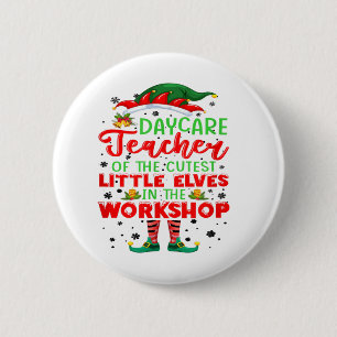 Lehre Niedlicher Elves Workshop Niedlicher Tagesbe Button