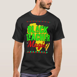 Lehre schwarze Geschichte Monat Kinder schwarzen L T-Shirt