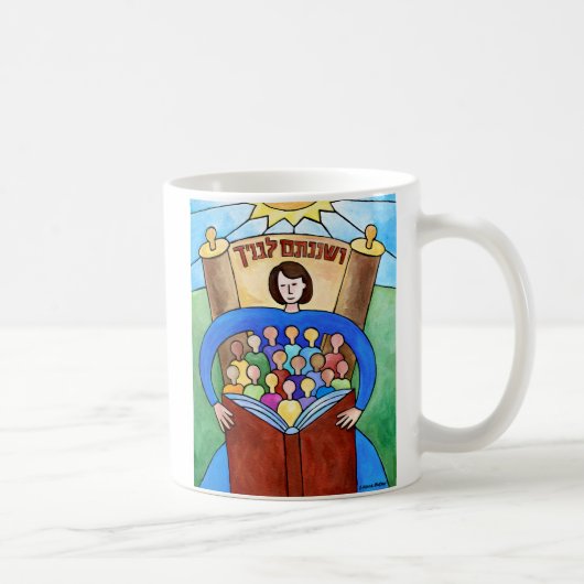 Lehre Sie Fleißig Becher Kaffeetasse (Rechts)