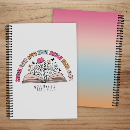 Lehre sie, Liebe sie, beobachte, wie sie Lehrer we Planer