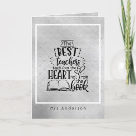 LEHRE vom HERZEN kein BUCHLEHRER, der das Geschenk