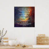 Lehre von Kahlil Gibran Poster (Küche)