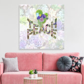 Lehre Weltfrieden Leinwanddruck (Insitu (Wohnzimmer))