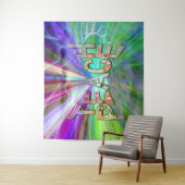 Lehre Weltfrieden Wandteppich (Beispiel)