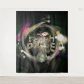 Lehre Weltfrieden Wandteppich (Vorderseite)