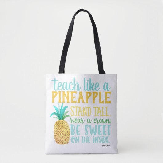 Lehre wie eine Ananas-Tasche Tasche (Vorderseite)