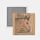 Lehren aus der Mama - Magnet (Vorderseite/Rückseite)