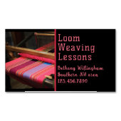 Lehren aus Webwebe Magnetische Visitenkarte (Vorderseite)