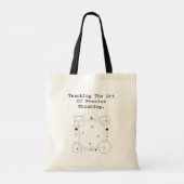 Lehren der Kunst des präzisen Denkens | Mathematis Tragetasche (Rückseite)