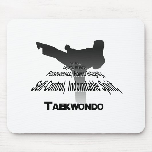 Lehren der Taekwondo-Mausunterlage Mousepad (Vorne)