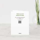 Lehren des Baumes des Lebens Karte (Rückseite)