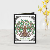 Lehren des Baumes des Lebens Karte (Gelbe Blume)