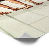 Lehren des Lesens von Manuskripten Poster (Ecke)